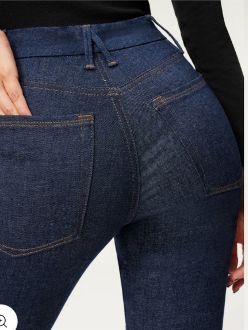 Good American NWT Calik Classic Dark Wash Women's Skinny Jeans 6